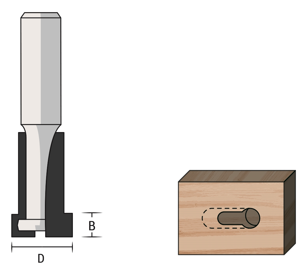 3154.816 T-Nutfräser HM (Schlitzfräser)